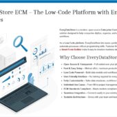 プラグインによる拡張も可能なオープンソースのローコードECM・「EveryDatastore」