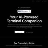 任意のプロンプトからAIがコマンドを生成してくれるオープンソースのAI駆動型ターミナルアシスタントCLI・「Promptly」