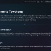 軽量高速で多言語対応のドキュメントサイトを作るためのオープンソースのWebフレームワーク・「Tawtheeq」