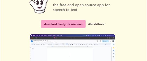 クロスプラットフォーム対応で任意のテキストフィールドにオフラインでWhisperによる音声入力できるOSS・「Handy」