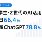 【調査】大学生・Z世代のAI“毎日利用”66.4％　最頻はChatGPT（78.8％）