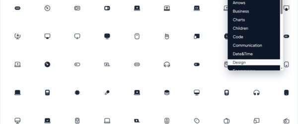 1500以上のシンプルで汎用的なSVGアイコンが全て利用できるオープンソースのアイコンセット・「MeisterIcons」