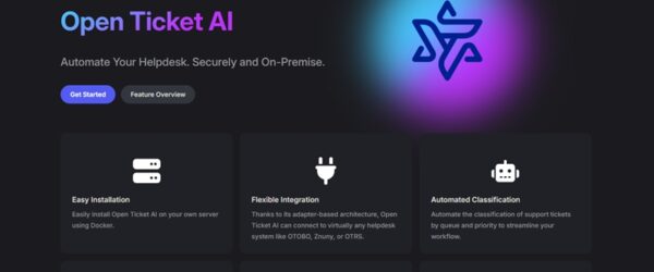 ヘルプデスクを自動化するオープンソースのチケットAIシステム・「Open Ticket AI」