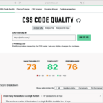 CSSに問題がないか、保守性・複雑性・パフォーマンスの面から解析し、改善点を教えてくれるツール -CSS Code Quality Analyzer