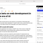AIがWeb制作に与えている影響、Web制作の仕事を奪うわけではなく、どのような変化が起きているのか