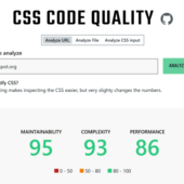 ウェブサイトの CSS を解析してくれる「Online CSS Code Quality Analyzer」