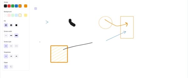 ExcalidRawライクに使えるオープンソースのコラボレーションホワイトボードアプリ・「Sketchidraw」