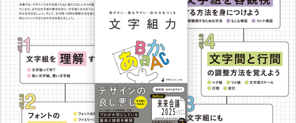 見やすく、読みやすく、美しいデザインを生み出す文字組について基礎からしっかり学びたい人にお勧めのデザイン書 -文字組力