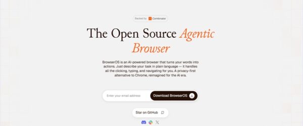 CometやAtlasの代替としてプライバシーファーストで設計されたオープンソースのAI搭載ブラウザ・「BrowserOS」