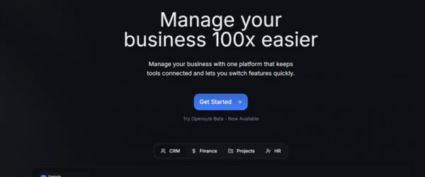 CRM、プロジェクト管理、財務管理、人事管理などを 1 つのシステムに統合したオープンソースのビジネス管理プラットフォーム・「Opensyte」