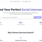 任意のユーザー名（ID）が使用済みかどうかを520以上のソーシャルメディアから一括で調査出来るWebアプリ・「Username Search」