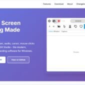 カーソルの動きやクリック、キーストロークや音声なども含められるオープンソースの軽量な画面録画アプリ・「OSR Studio」