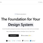 Framer Motionを利用した50以上のReact向けアニメーションUIコンポーネント集・「AnimBits」