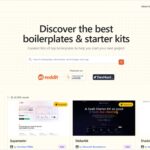アプリ開発等に貢献する多種多様なボイラープレートやスターターキットを探せる・「Starterindex」