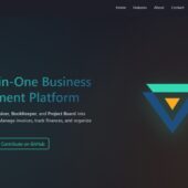 様々なビジネス向けツールを1か所にまとめたオープンソースのオールインワンビジネス管理プラットフォーム・「TridahDrive」