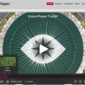 モジュール式で汎用性の高いオープンソースのJavaScript動画プレーヤー・「VisionPlayer」