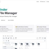 任意のファイルの各操作やプレビューも可能なオープンソースのファイルマネージャー・「VueFinder」