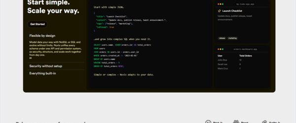 オープンソースのTypeScriptファーストなバックエンドプラットフォーム・「Nuvix」