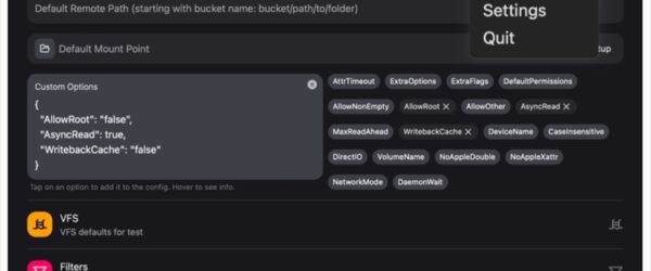 Rclone向けに作られたオープンソースのクロスプラットフォーム対応GUIアプリ・「Rclone UI」