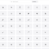 それぞれに5種のバリエーションが用意されたReact向けの汎用的なアイコンライブラリ・「Stera」
