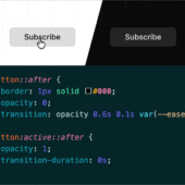 これはかっこいい！ コピペで簡単に実装できる、ボタンのハイライトを繊細なアニメーションでパルスさせるエフェクト
