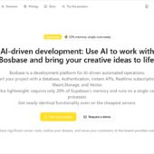 Supabaseと同等の機能が備えられた軽量なAI駆動型の開発プラットフォーム・「Bosbase」