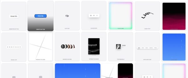 モダンでクリーンなスタイルのUIにスムーズなアニメーションを付与したUIコンポーネント集・「VengeanceUI」