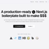 必要なものが概ね揃えられたオープンソースのNext.jsベースのSaaSボイラープレート・「ShipFree」