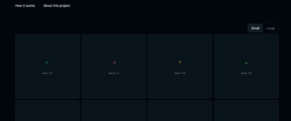 3×3の9マスに遅延効果を加えたシンプルで多彩なCSS+JavaScriptアニメーションインジケーター集・「3 Pixel Grid」