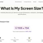 Web開発者が知っておくべき画面サイズ確認ツール「WhatIsMyScreenSize.com」