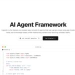 独自のAIエージェントアプリケーションを構築するための軽量オープンソースフレームワーク・「Hypertic」