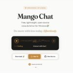 オープンソースのWindows向け軽量音声ディクテーション・「Mango Chat」