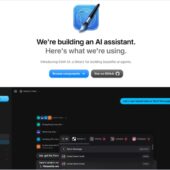 対話型のチャットUIなどAIアシスタントアプリ向けにデザインされたUIコンポーネント・「GAIA UI」