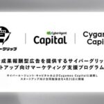 完全成果報酬型広告のサイバーグリップと連携し、スタートアップ向けマーケティング支援プログラムを開始