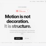 モーションファーストなCSSフレームワーク・「AliveUI」