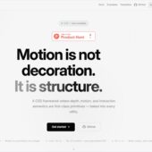モーションファーストなCSSフレームワーク・「AliveUI」