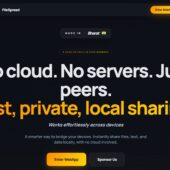 ブラウザベースで使えるオープンソースの高速P2Pファイル共有Webアプリ・「FileSpread」