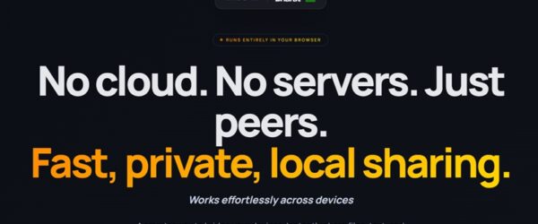 ブラウザベースで使えるオープンソースの高速P2Pファイル共有Webアプリ・「FileSpread」