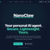コンテナ内で実行される軽量でオープンソースのOpenClaw代替・「NanoClaw」