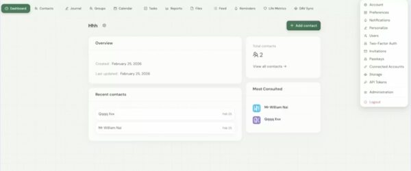 Monicaからインスピレーションを得て開発されたオープンソースのパーソナルCRM・「Bonds」