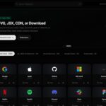 5000以上の様々なブランドのロゴをSVGで公開、各フレームワークもサポートしたブランドロゴ検索アプリ・「theSVG」