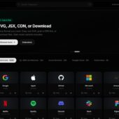 5000以上の様々なブランドのロゴをSVGで公開、各フレームワークもサポートしたブランドロゴ検索アプリ・「theSVG」