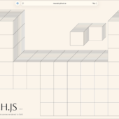 UIに幾何学的な美しさ！ 積み木のようにボクセルを構築し、SVGで描画するミニマルなJavaScriptエンジン -heerich.js