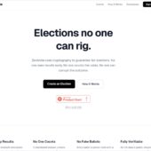 暗号化を使用して不正を防ぐオープンソースのオンライン選挙システム・「ZeroVote」