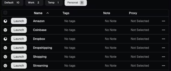 ブラウザプロファイルを複数作成、管理できるオープンソースのアンチ検出ブラウザ・「Donut Browser」