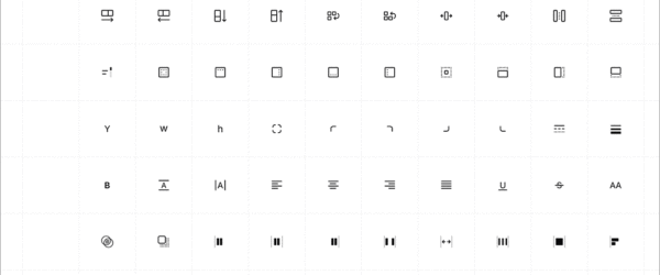 職人技が光る美しいアイコン素材！ CSSの各プロパティや値をデザインしてアイコン化 -Cascade Icons