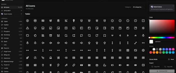 15以上のアイコンライブラリから5万点以上のアイコンを用意したMCP対応アイコン検索システム・「Iconstack」