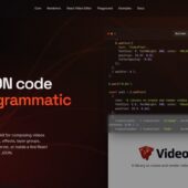 JSONやTypeScriptでテキストや画像にエフェクトを加えた動画を生成できるオープンソースの動画制作ツール・「VideoFlow」