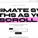 スクロールに応じてSVGパスやその他の要素をアニメーション化できる非依存の軽量ライブラリ・「svg-scroll-draw」