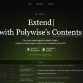 NotebookLMライクなオープンソースのAIエージェント型コンテンツシステム・「Polywise」